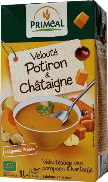 Priméal Primeal Veloute soep pompoen-kastanje 1000ml