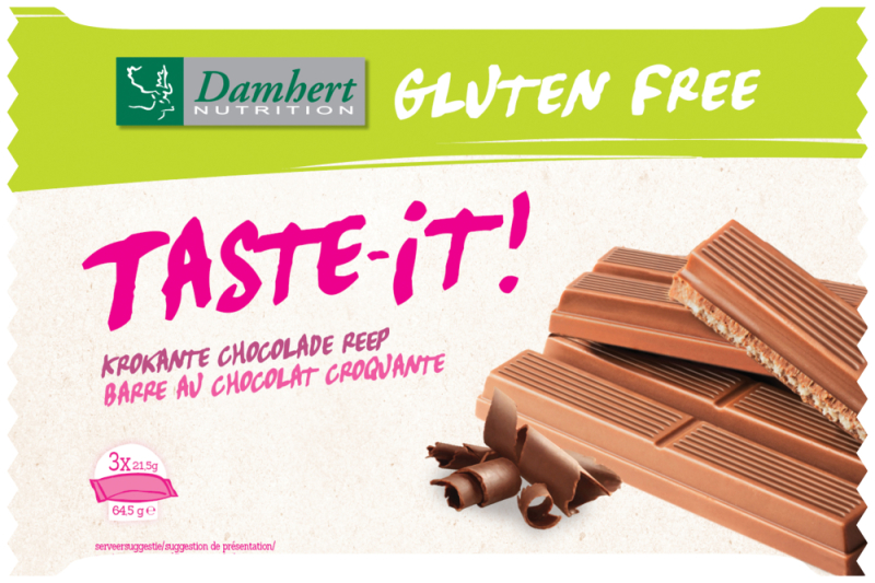 Taste-it Krokante Chocoladereep 64.5g