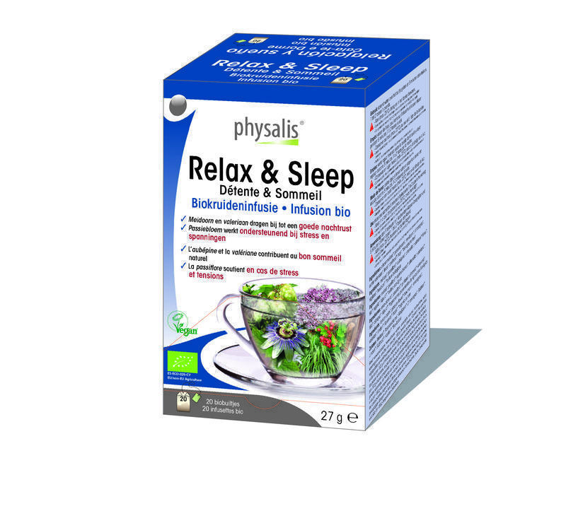 Physalis Relax & Sleep Thee Bio 20 Stuks