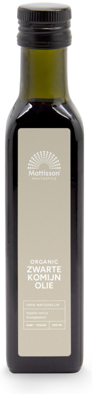 Mattisson Biologische Zwarte Komijn Olie 250 ML