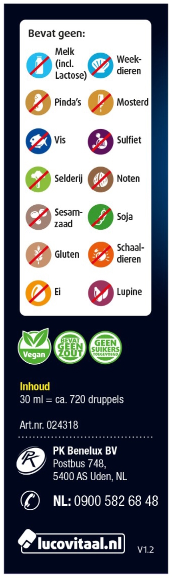 Lucovitaal CBD Cannabidiol Olie 10% 30ml