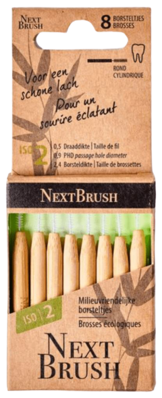 Bamboe interdentale ragers ISO 2 8 stuk