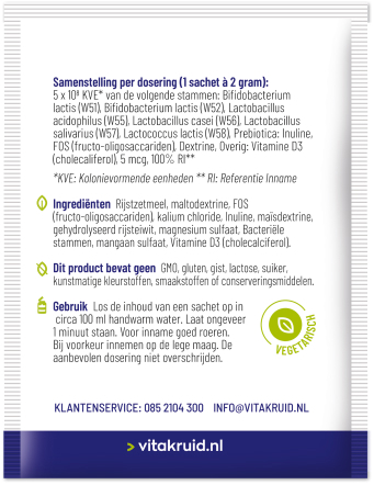 Vitakruid Symflora Junior Pre- en Probiotica 30 sachets