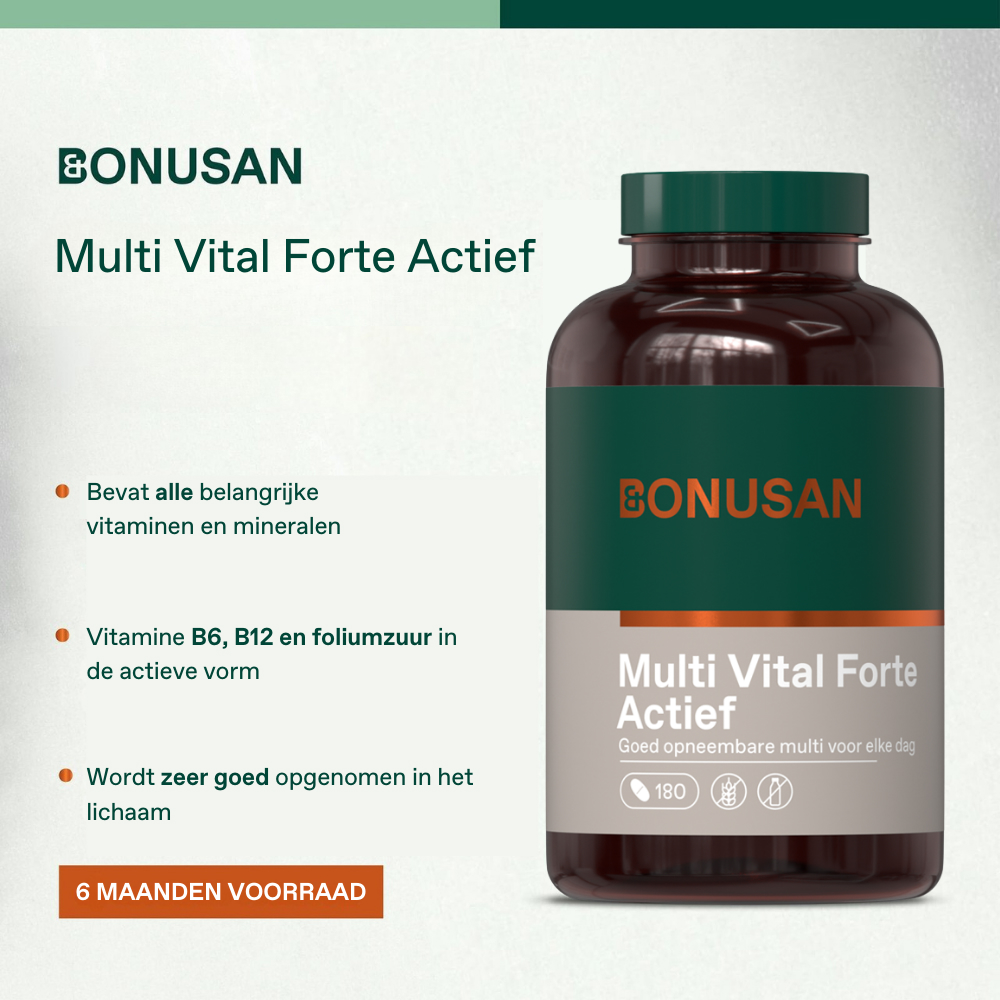 Bonusan Multi Vital Forte Actief 180 Tabletten