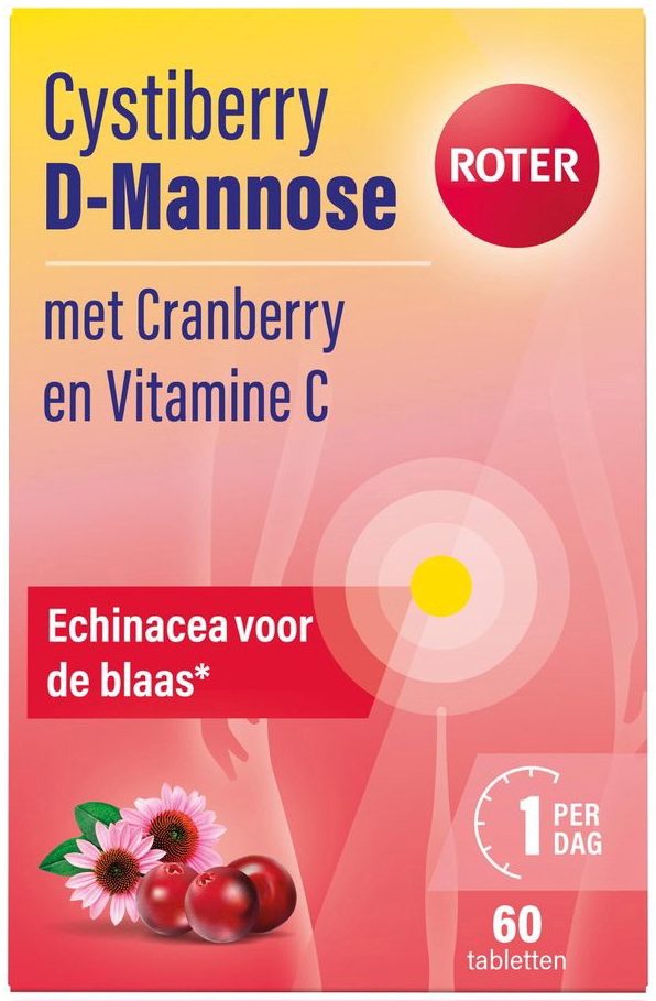Roter Cystiberry D-mannose 60 tabletten