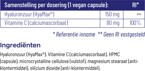 Vitakruid Hyaluronzuur 60 vegacaps