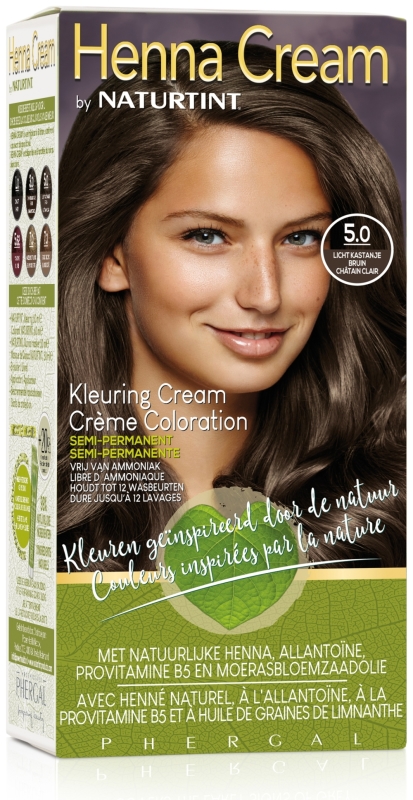 Henna Cream 5.00 Licht Kastanjebruin 110 ML