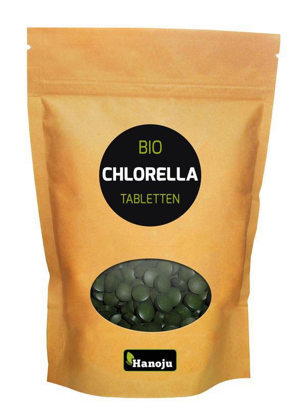 Hanoju Bio chlorella 400 mg papier zak 2500st