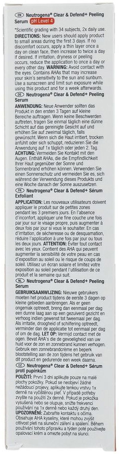 Neutrogena Clear & Defend Peeling Serum 30 ml