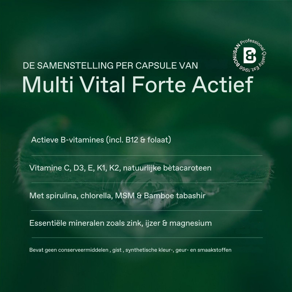Bonusan Multi Vital Forte Actief 180 Capsules