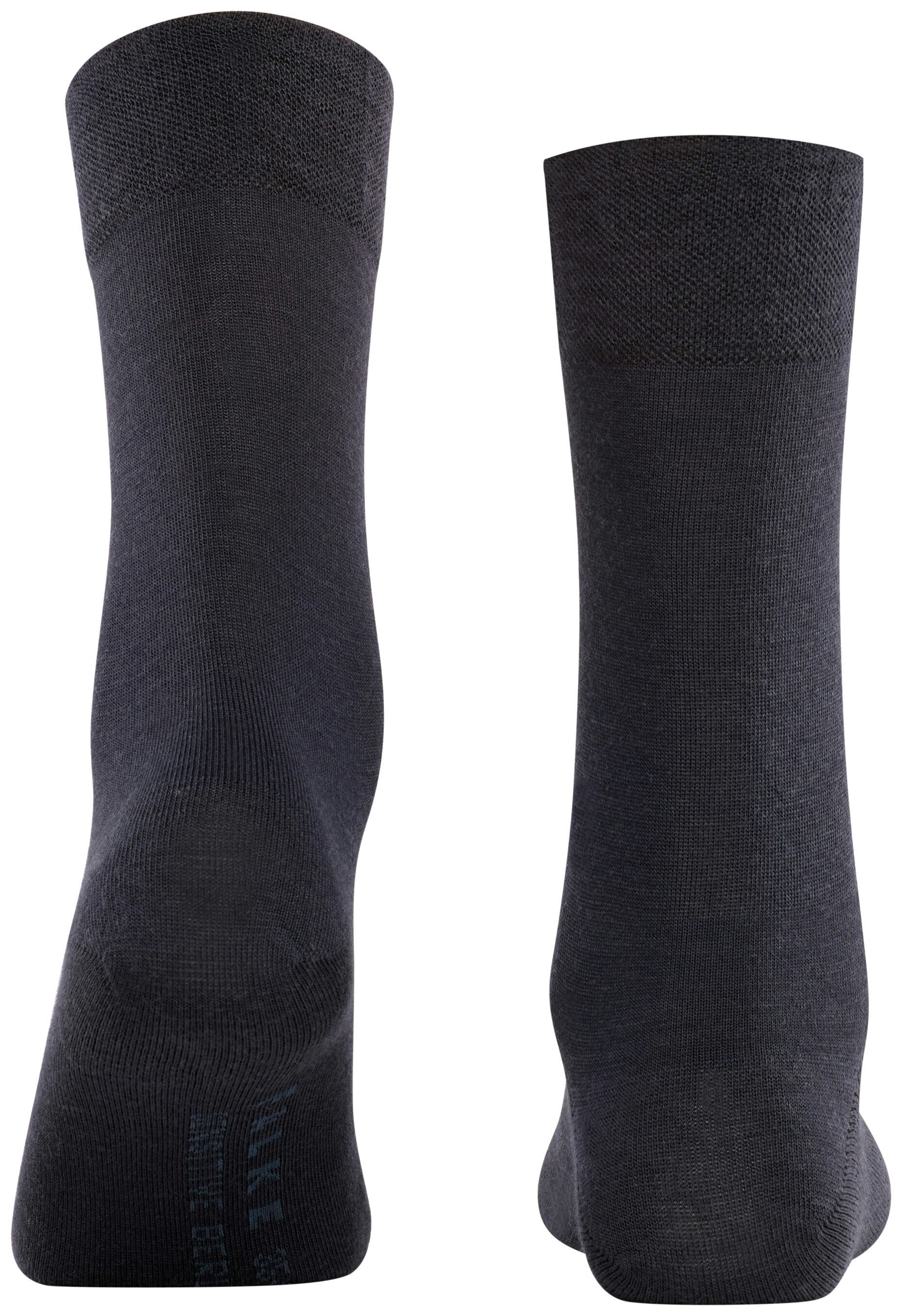 FALKE Dames Sensitive Berlin Sokken Dark Navy
