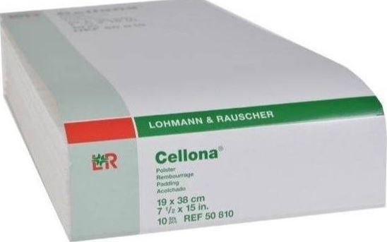 Polstervilt 19 x 38 Cm Wit 10st