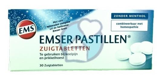 Pastillen zonder menthol 30zt