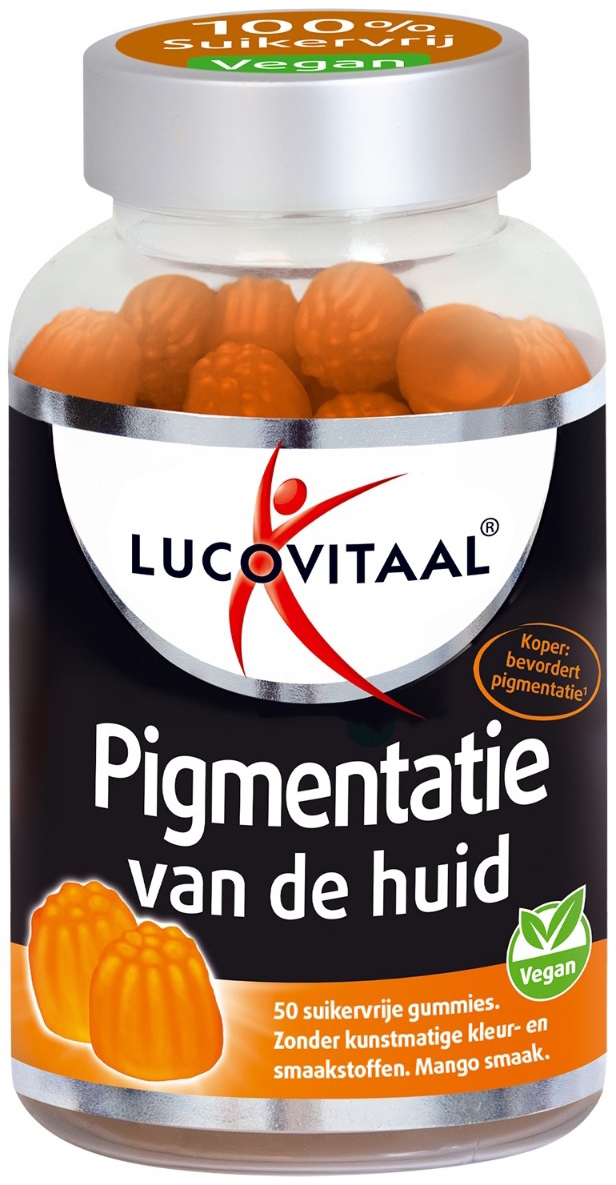Lucovitaal Pigmentatie van de Huid Gummies 50 stuks