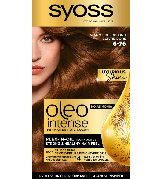 Oleo Intense 6-76 Warm Koper Blond 1 stuk