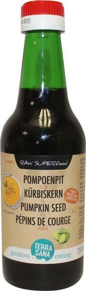 Raw pompoenpitten olie in glas 250ml