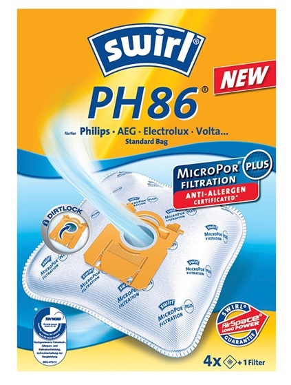 Swirl stofzuigerzak ph86 4st