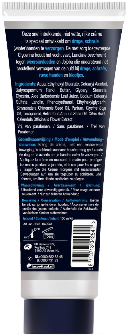 Lucovitaal Winterhanden Crème 100 ml
