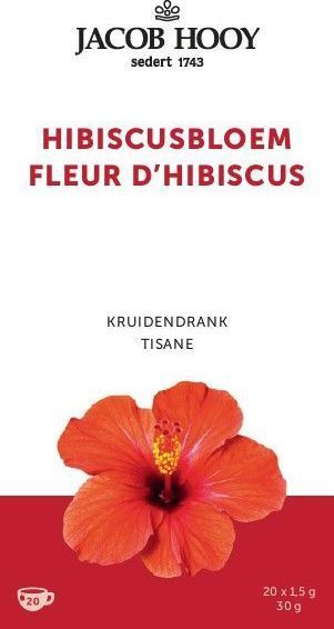 Jacob Hooy Kruidendrank hibiscus 20zk