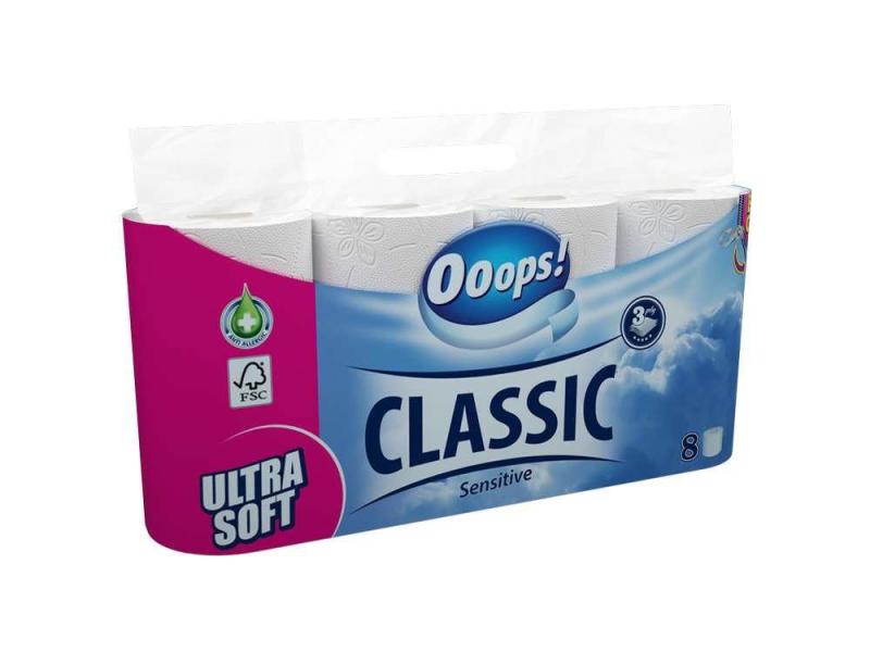Toiletpapier Classic 8 Rollen 1 Stuk
