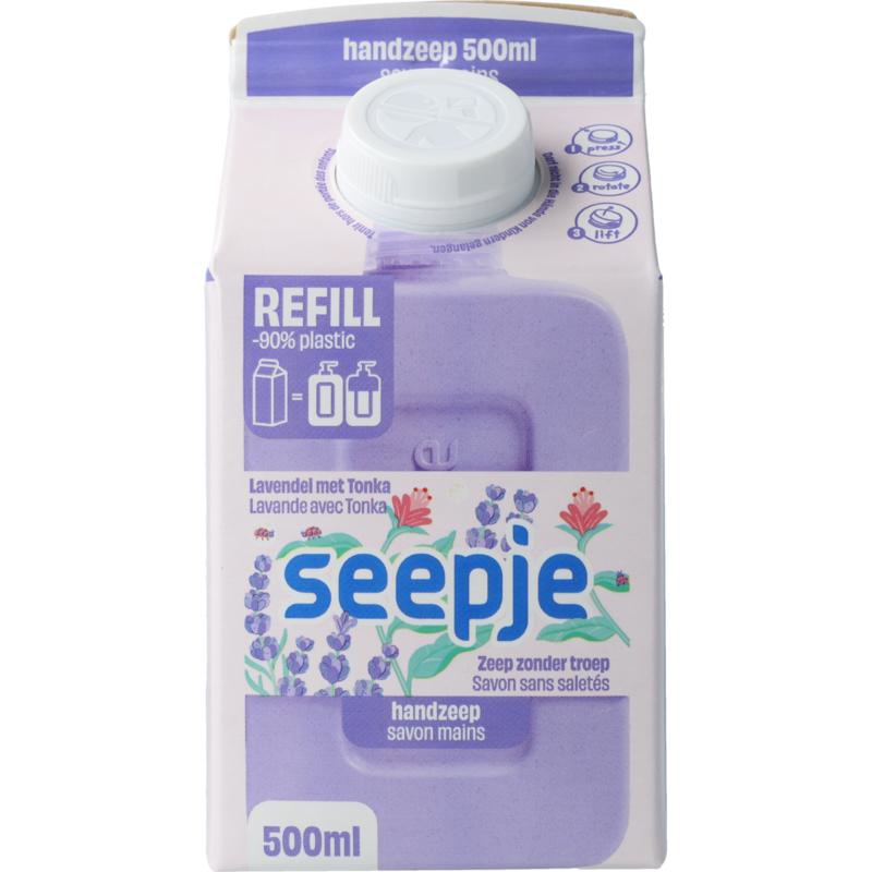 Seepje Handzeep Lavendel Tonka Refill 500 ml