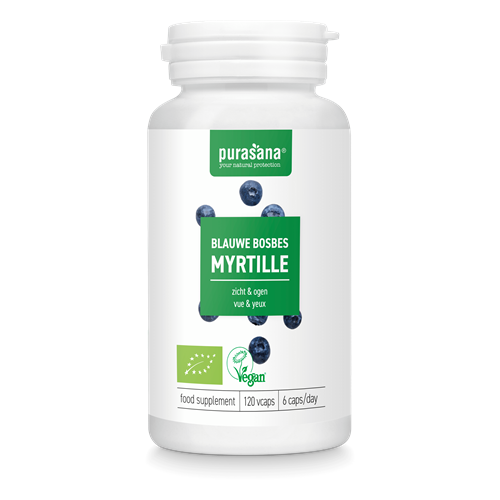 Blauwe Bosbes Bio 320 mg 120 vegicapsules