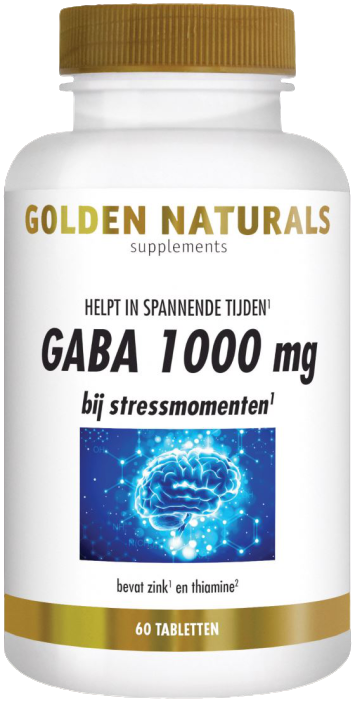 Golden Naturals Gaba 1000 mg 60 tabletten