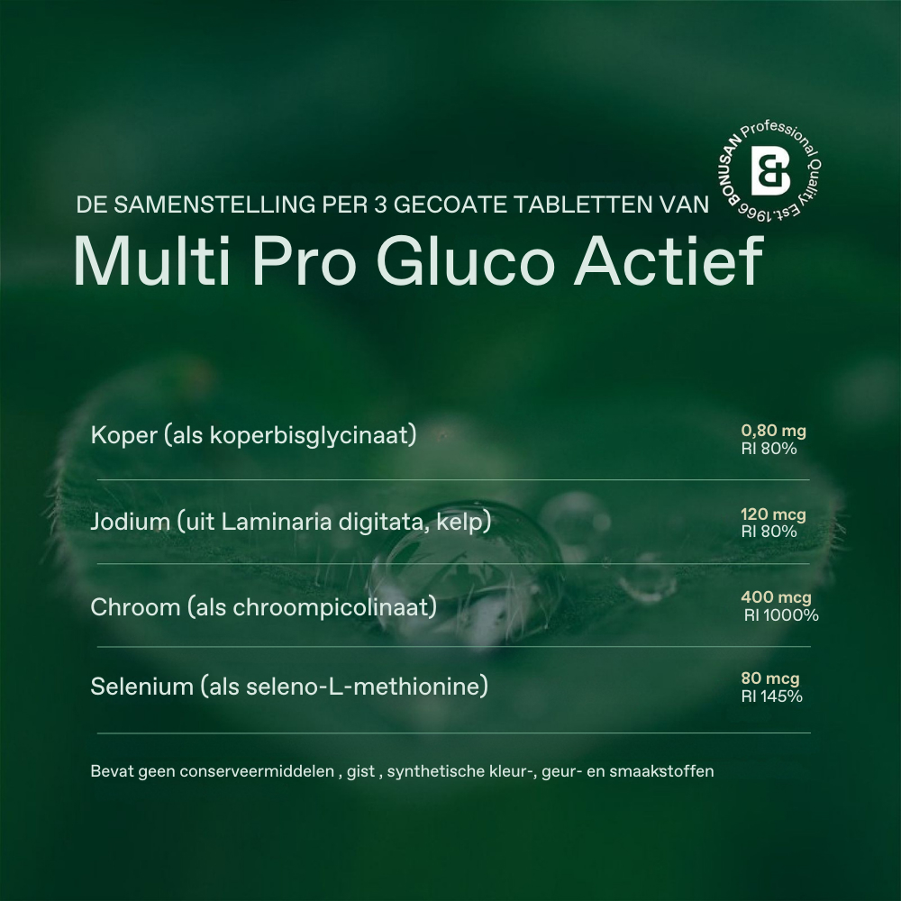 Bonusan Multi Pro Gluco Actief 120 Tabletten