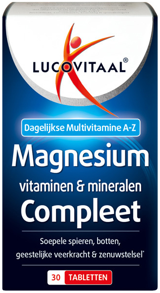 Lucovitaal Magnesium Vitaminen & Mineralen Compleet 30 tabletten