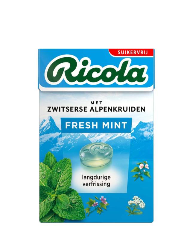 Fresh Mint Suikervrij 50 Gram