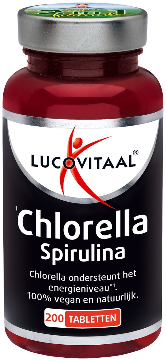 Lucovitaal Chlorella Spirulina 200 tabletten