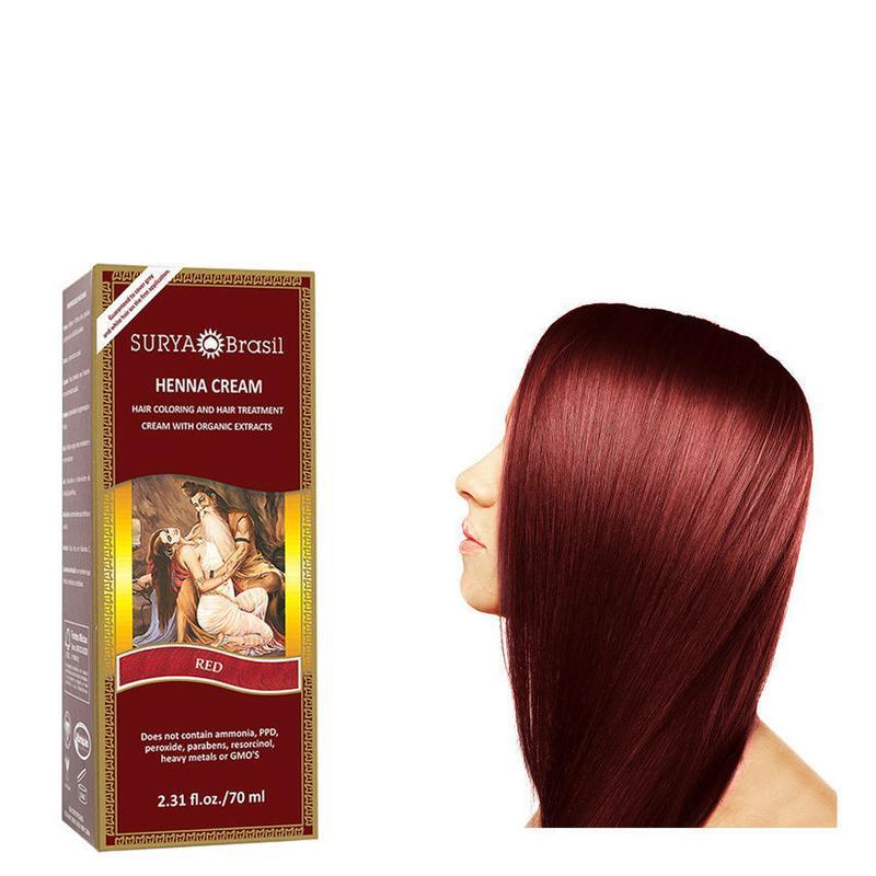 Henna Haarverf Crème Rood 70 ML