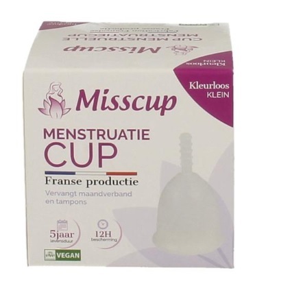 Misscup Menstruatie Cup Klein Kleurloos 1st