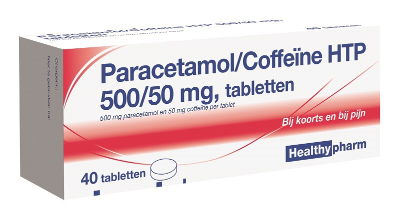 Paracetamol Coffeïne 500/50mg 40tab