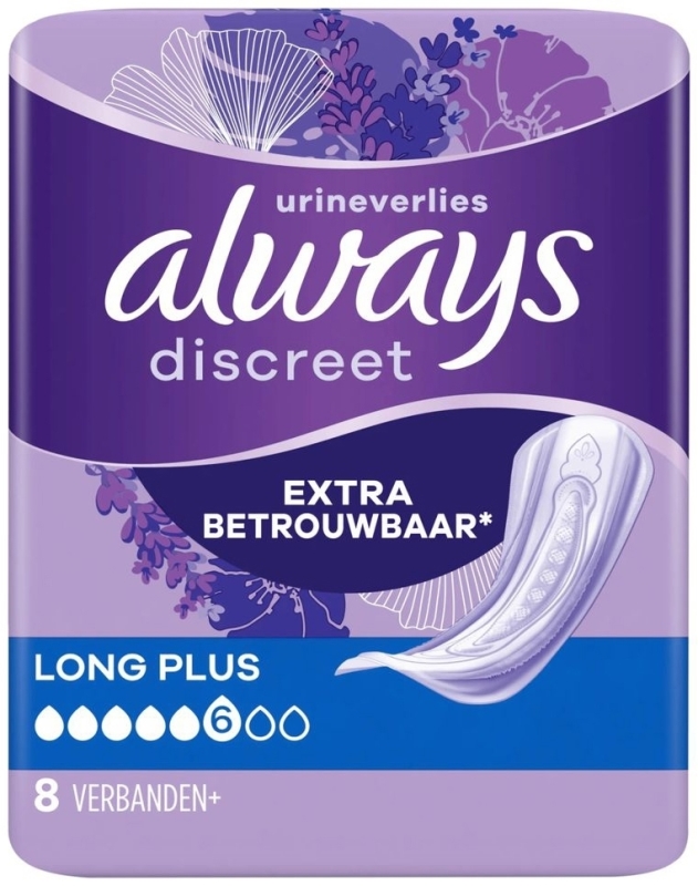 Always Discreet Inco Verband L 8.0 8st