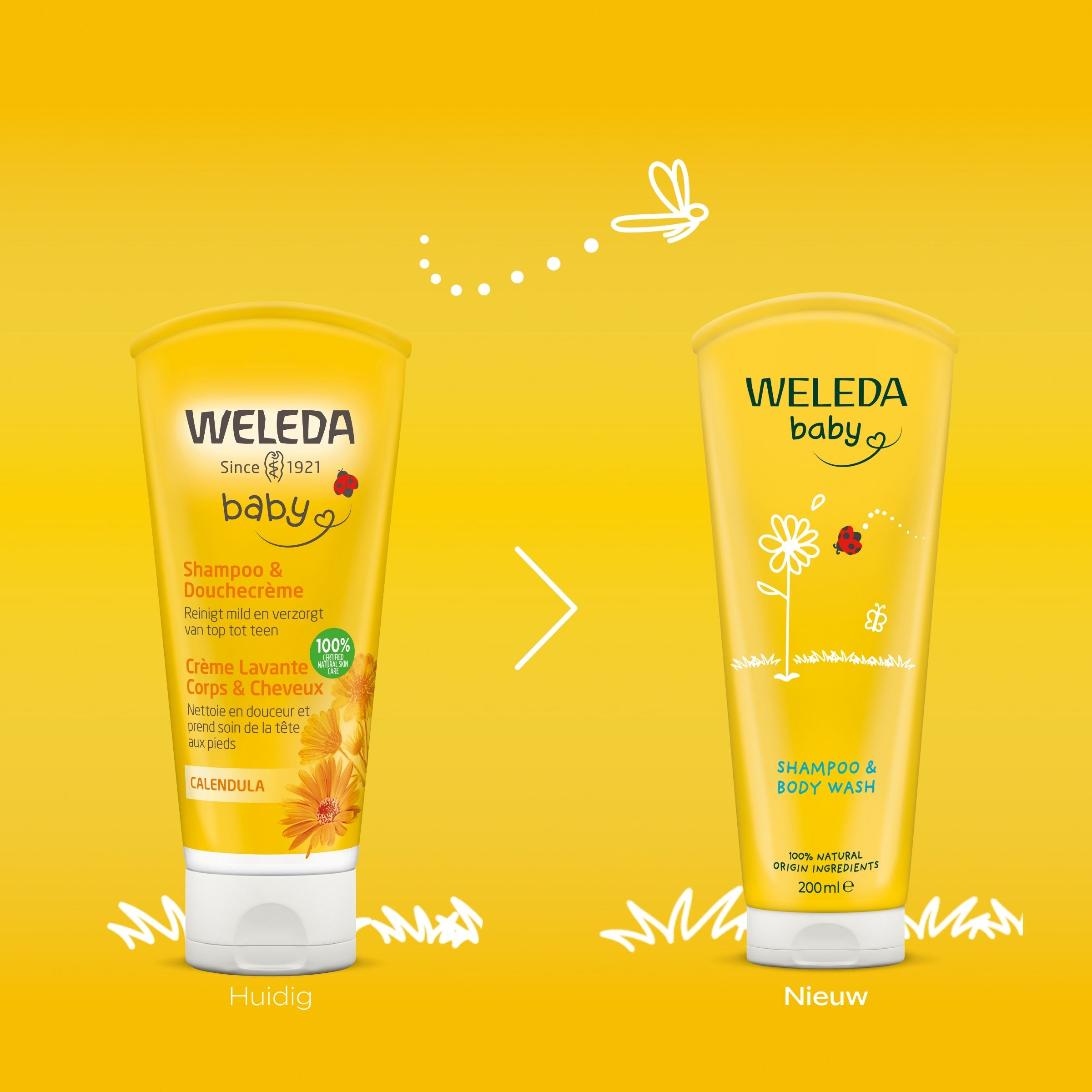 Weleda Calendula Baby Haar & Body Shampoo 200ml