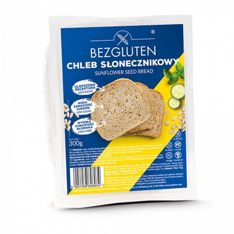 Zonnebloempittenbrood gesneden glutenvrij 300g