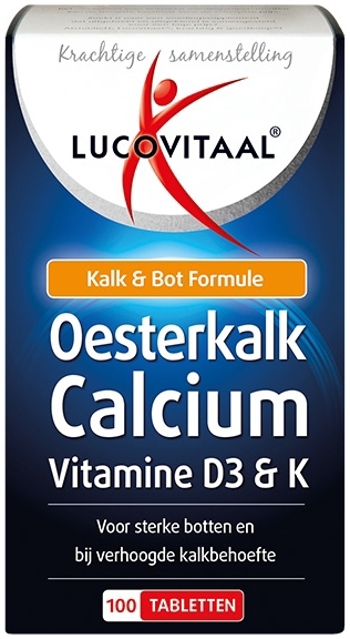 Lucovitaal Oesterkalk Calcium 100 tabletten