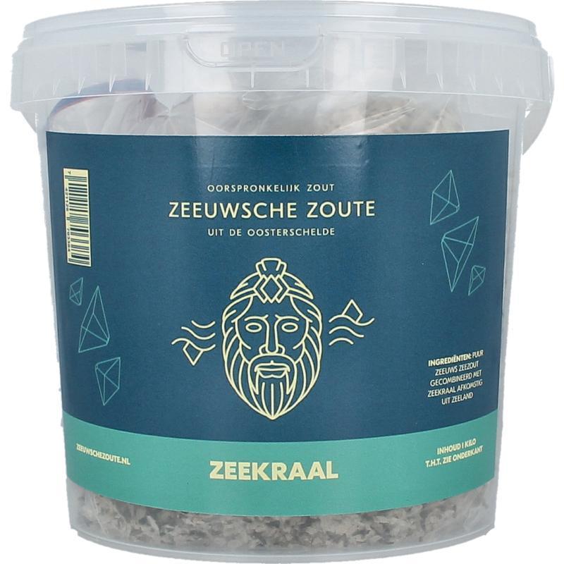 Zout met zeekraal in emmer 1kg