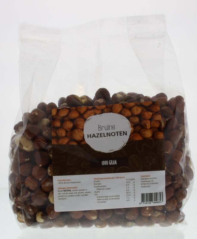 Bruine hazelnoten 1000g