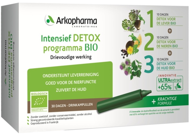 Intensief Detox Programma Bio Drinkampullen 30 ampullen