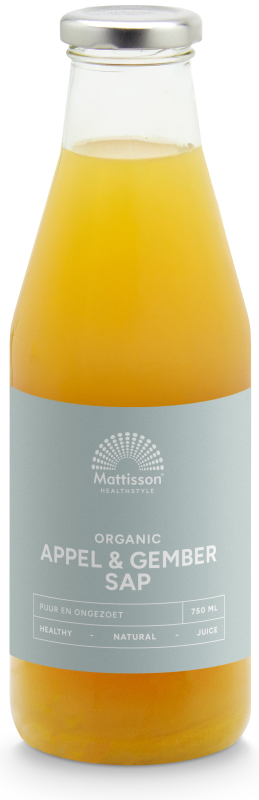 Biologische Appel- Gembersap 750ml