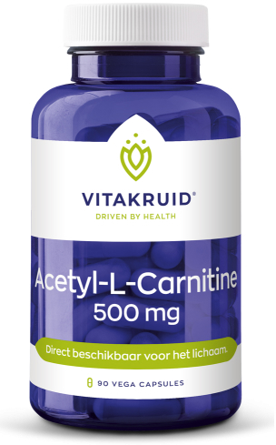 Vitakruid Acetyl-l-carnitine 500 mg 90 Vega Capsules