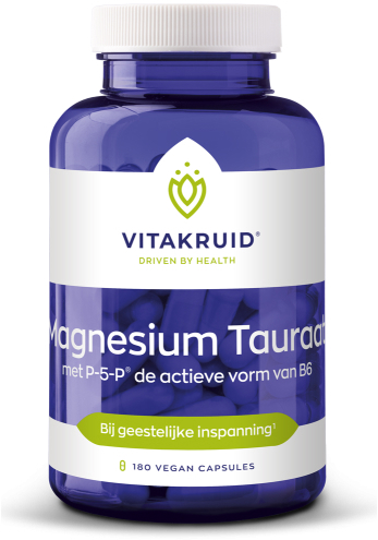 Vitakruid Magnesium Tauraat P-5-P 180 vega capsules