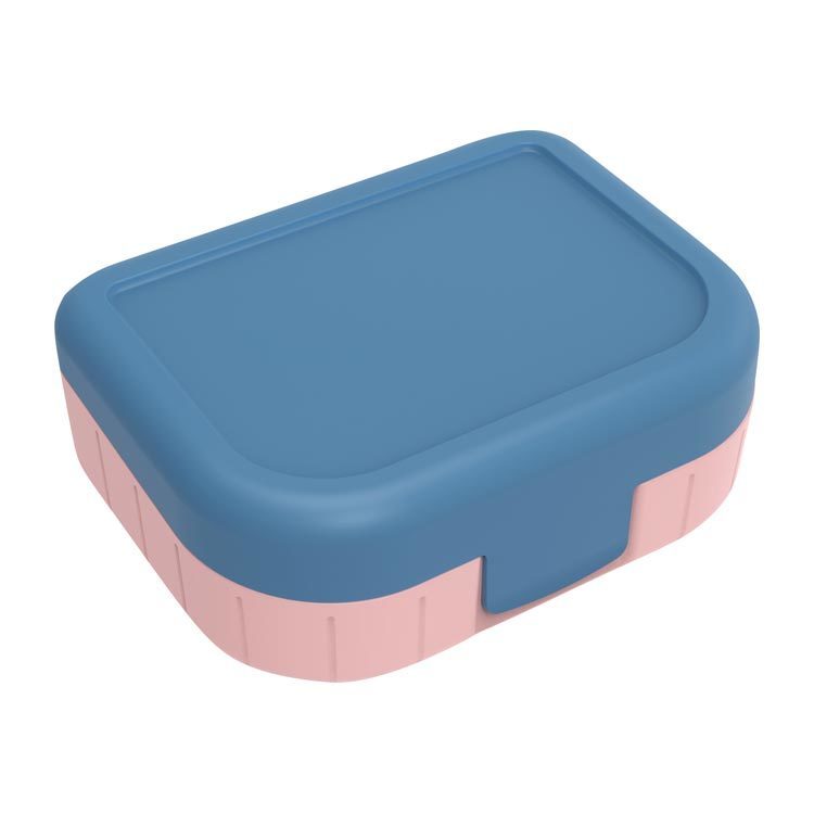 Lunchbox To Go Memory Kids 1 Liter Blauw-roze 1 Stuk