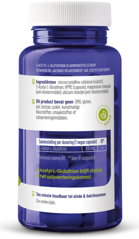 Vitakruid S-Acetyl-L-Glutathion 90 vegetarische capsules