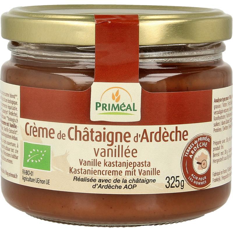 Primeal Kastanjecrème Vanille Bio 325 Gram