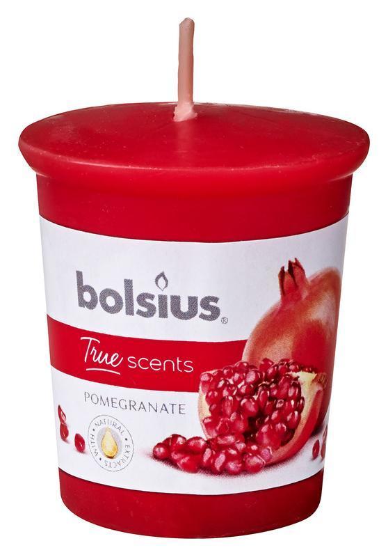 Votive 53/45 rond true scents pomegranate 1 Stuk