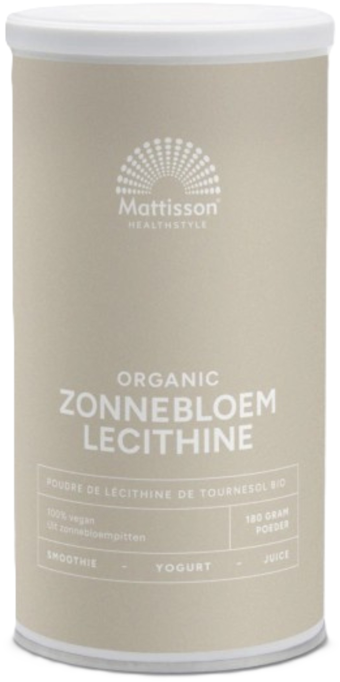 Zonnebloem Lecithine Poeder Bio 180 Gram