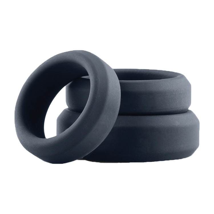 3-delige Cockring Set- Grijs